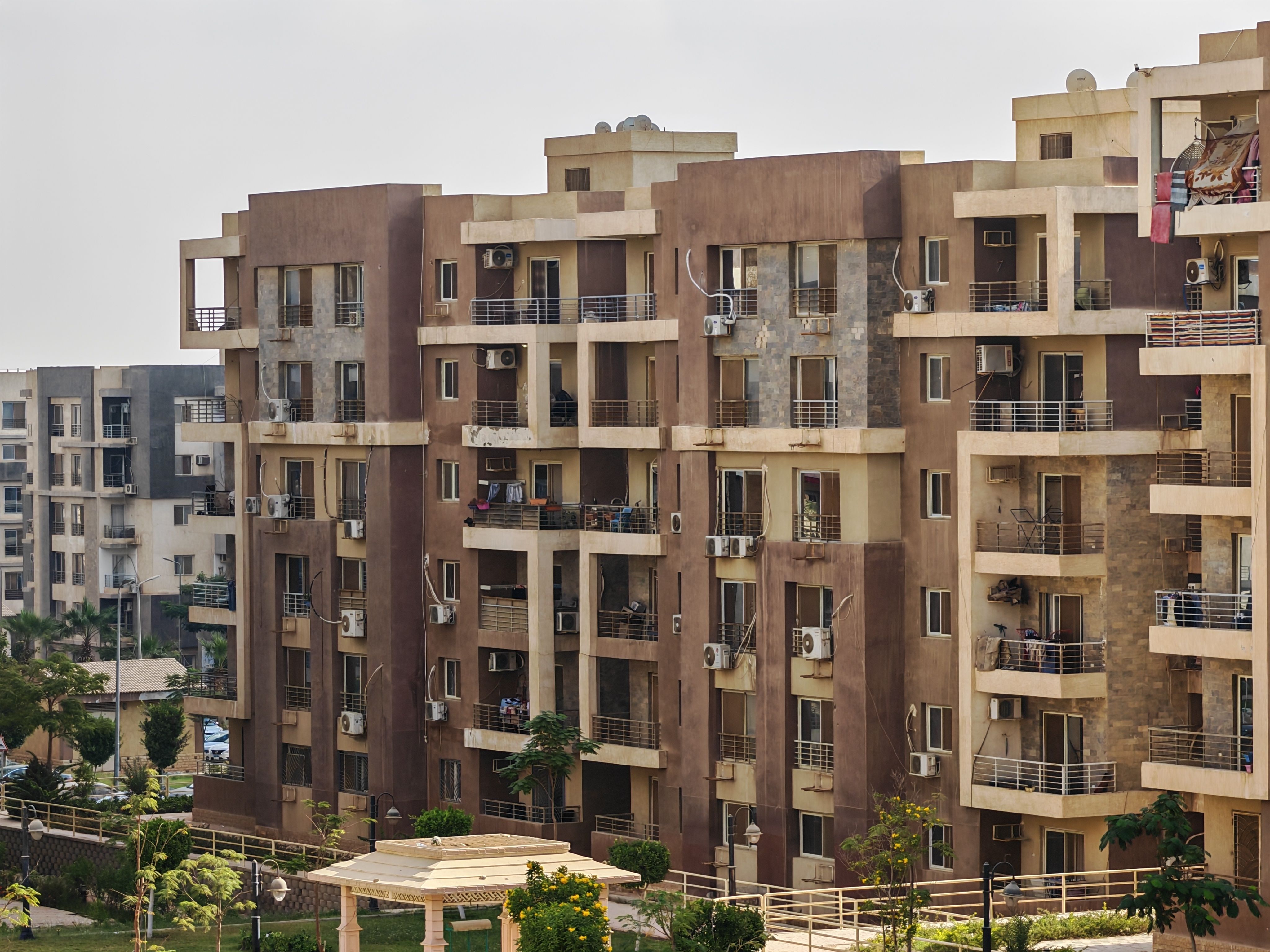 Multi-unit apartment building exterior