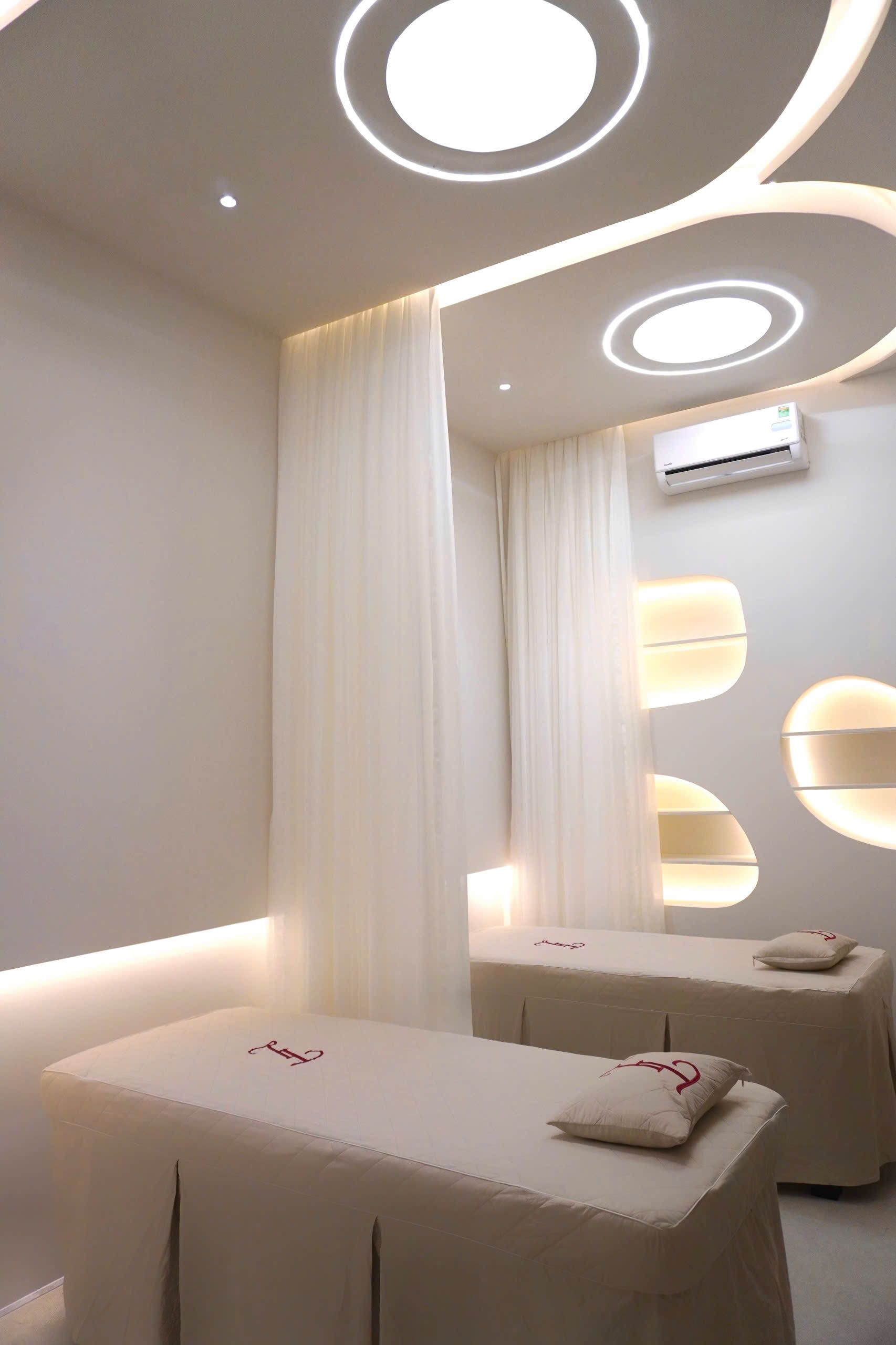 Elegant medspa treatment room interior